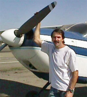 Jeff Grismer with Plane